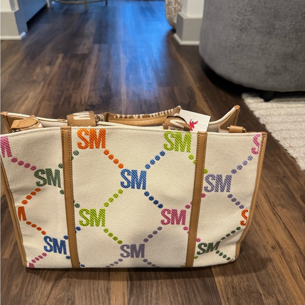 Steve Madden Multicolor Logo Tote Bag
